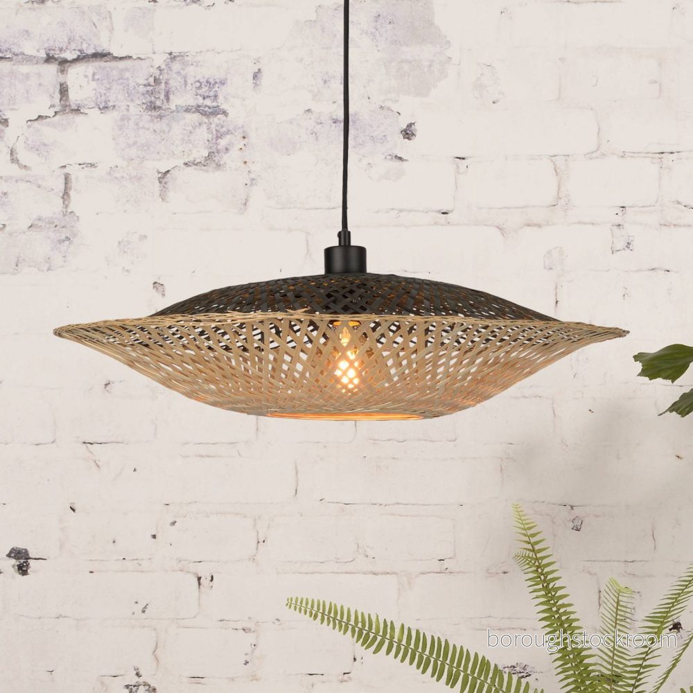 GOOD & MOJO Kalimantan hängande lampa horisontell Ø44cm 8716248083362