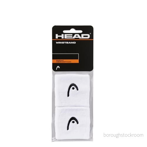 Head Wristband 2.5" 2 Pack White 726424938902