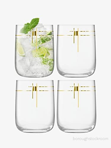 Century Bar Glas 625 ml Guld x 4 5012548573040