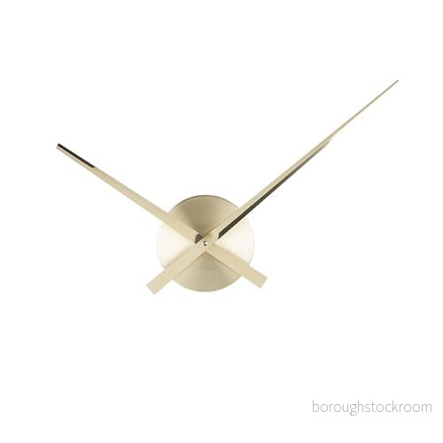 KARLSSON Väggklocka liten stor tid mini guld, aluminium, 5 x 44 cm 8714302590283
