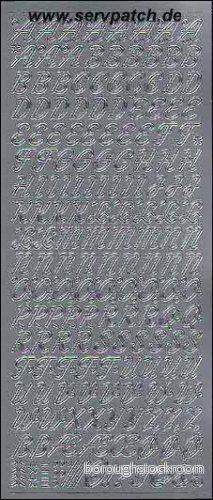 Literami Kursywa (826) Srebrny Naklejki 8717116000962