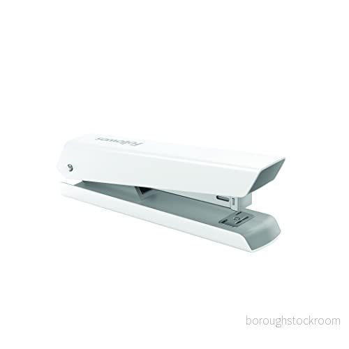Fellowes syltfri häftapparat, 20 arkkapacitet LX820 antibakteriell manuell häftapparat använder både 24/6 mm och 26/6 häftklamrar vit 43859776559