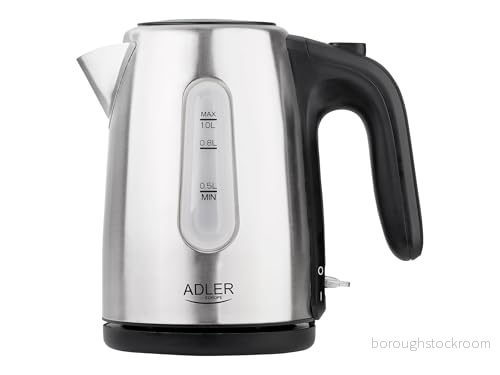 Bouilloire électrique ADLER AD1273 1 litre 1200 watts Maintien au chaud Anti calcaire INOX 5902934830911