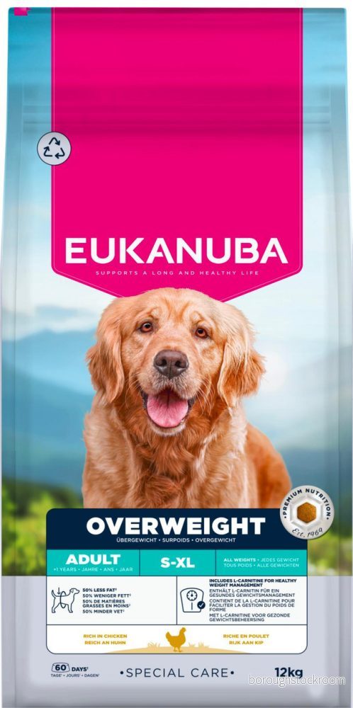 Eukanuba Daily Care Overweight Adult All Breed 12kg 8710255174761