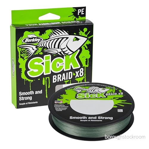 Berkley Sick Braid Moss Green 2000 m flätlina 0,12 mm 28632307083