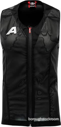 ALPINA PROSHIELD JUNIOR VEST flexibel, ventilerande och individuellt justerbart ryggskydd för barn, svart, 140 4003692298348