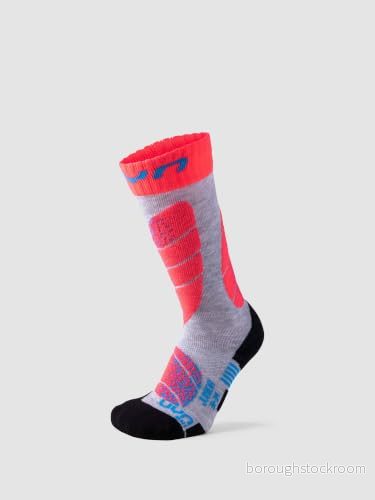 UYN Pojkar Junior skidor grå (Light Grey/Coral Fluo) 35 38 8054216261221