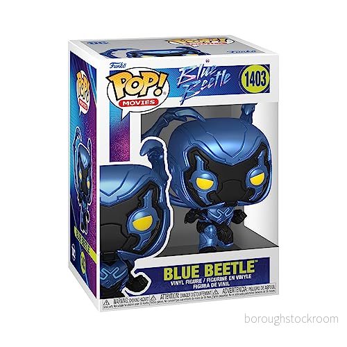 Funko Pop! Filmer, DC Blue Beetle 1/6 Quote för sällsynt Chase variant vinyl samlarfigur presentidé officiella varor leksaker barn och vuxna 889698723503