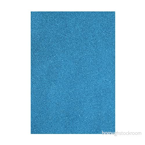 Vaessen Creative skum 2 mm A4 10 st glitter ljusblå 8716052220229