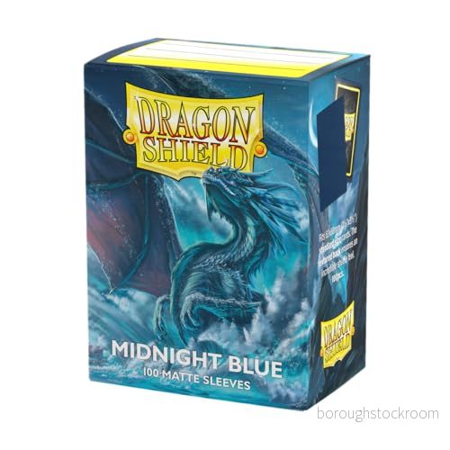 Dragon Shield 100ct låda midnattsblå matt ärmar 5706569110574