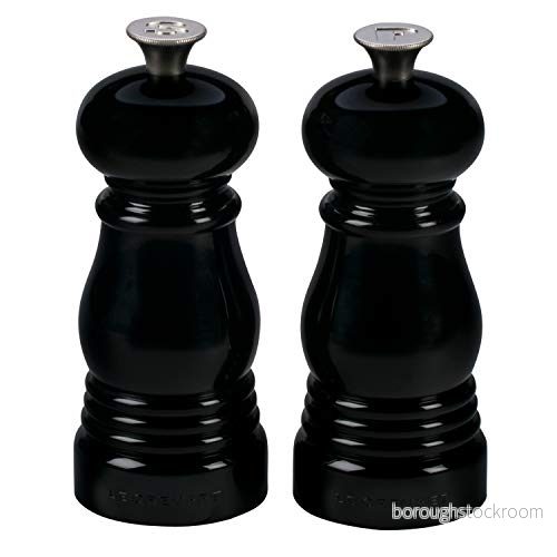Le Creuset Mini Salt and Pepper Set Black Onyx 12 cm 630870165587
