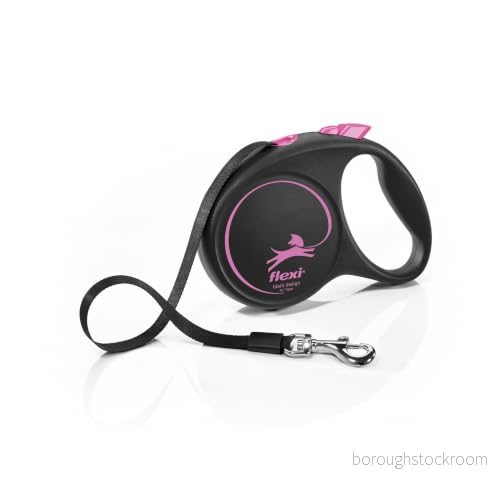 Flexi Black Design M Koppel 5 m 25 kg Rosa 4000498034019