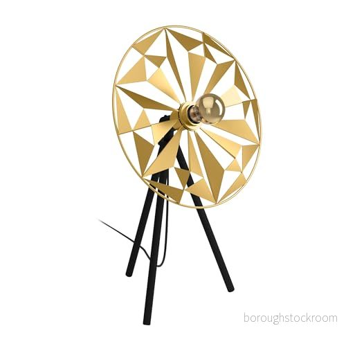 EGLO Bordslampa Castanuelo - Svart/Guld - E27-sockel 9002759438081