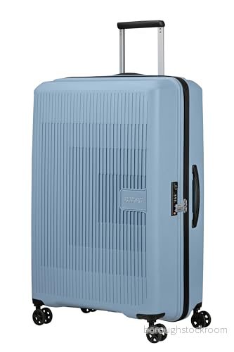 American Tourister Aerostep Spinner L, Erweiterbarer Koffer, 77 cm, 101.5/109 Grau (Soho Grey) 5400520207814
