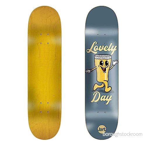 Jart Lovely Day 8.0"x31.44" HC Deck Skateboard, Vuxna Unisex, Multifärg (Multicolor), en storlek 8433975211713