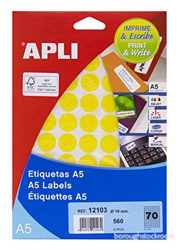 Apli 12103 Blister med etiketter 8410782121039