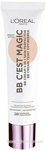 LOréal Paris BB Cest Magic Remedy, Blemish Balm Cream (BB Cream) för en naturlig hy, fuktgivande, 30 ml (förpackning med 3) 3600523723928