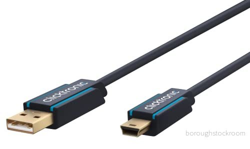 Clicktronic Casual Mini USB 2.0 adapterkabel (A/Mini B) 0,5 m förälder ASIN 3.00 4040849701283