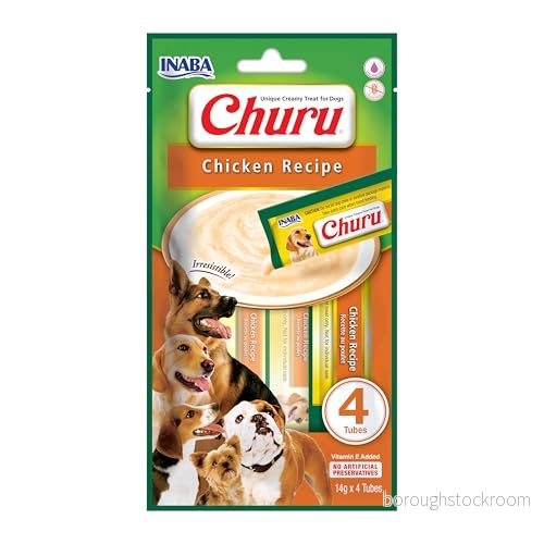 Ina. Churu Dog Snack Puree kyckling 4 x 14 g 8859387701060