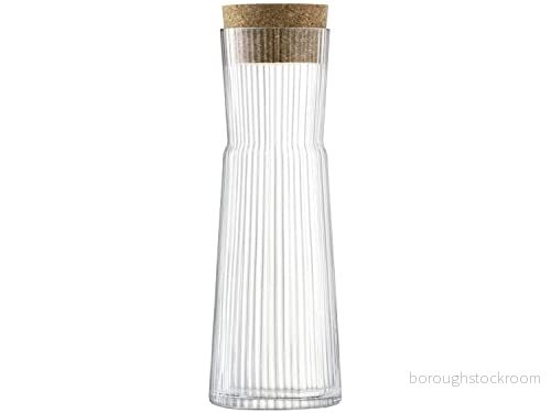 LSA Gio linjekaraff och korkpropp 1,35 L klar 1 enhet munblåst & handgjort glas GI25 5012548569517