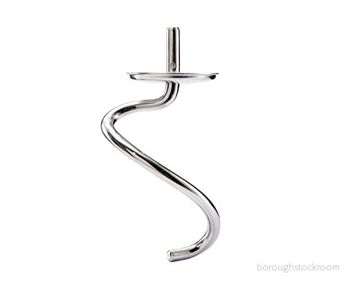 Kenwood KAT52.000SS, tillbehör för köksmaskiner, blandkrokar lämpliga alla kockköksmaskiner, diskmaskinssäkra, rostfritt stål, silver 5011423003320