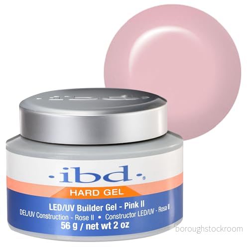 IBD Hård Gel LED/UV Builder Pink II, 1 pack (1 x 56 g) tillverkad i USA premium bygggel för gelnaglar 39013721763