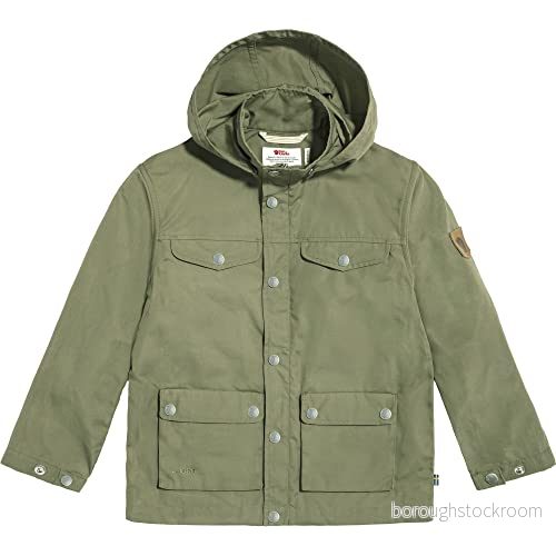 Fjällräven KIDS Greenland Jacket Unisex Allvädersjacka för barn, Storlek: 140, Green 7323450690786