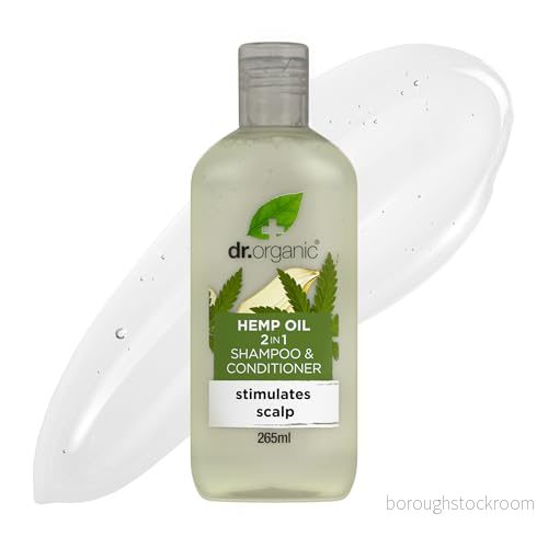 Dr. Organic 2 i 1 hårschampo och balsam Hemp Oil 265 ml, pris/100 ml: 3,59 EUR 5060391841854