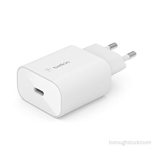 Belkin BoostCharge 25W väggladdare med PPS, USB C Power Delivery, laddare, snabbladdare, laddare typ för iPhone 15, 14, Plus, Pro, Max, Samsung Galaxy S24, S23, iPad, Pixel och mer 745883825066