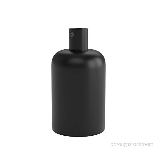 Calex 60 W 250 V E27 aluminium lamphållare, 42 mm diameter, svart 8712879141341