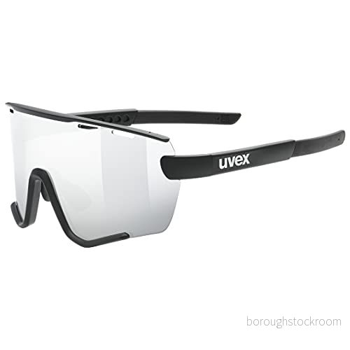 uvex sportstyle 236 Set sportglasögon för dam och herr imskydd inkl. utbytbara linser black matt/silver one size 4043197349688