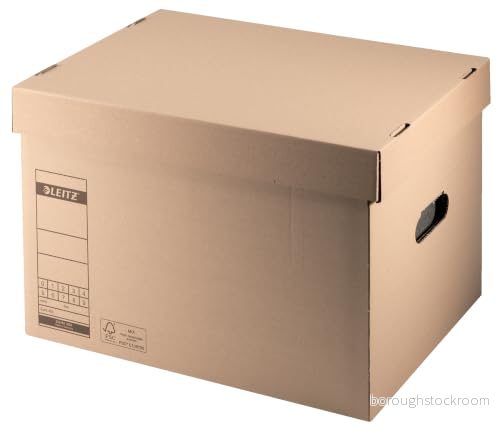 Leitz 28 x 44 33,5 cm premium arkiverings och transportlåda, brun 4002432312375