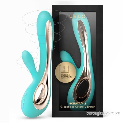LELO SORAYA 2 Klitoris Vibrator för Kvinnor, Rabbit Sex Toy, G Punkts Vibrator, Stimulering av och Punkt, Vattentät Trådlös Punkt Hennes Njutning, Aqua 7350075027826