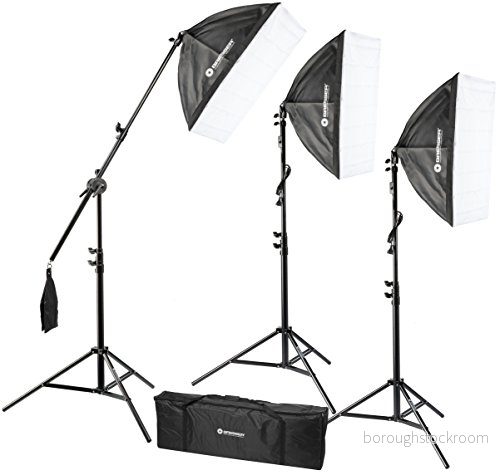 Bresser dagsljus set med lampstativ och lampa, 1875 W, svart 4007922031972