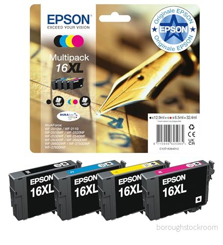 Epson 16XL Multipack - Bläckpatroner XL Svart Gul Cyan Magenta 8715946625065