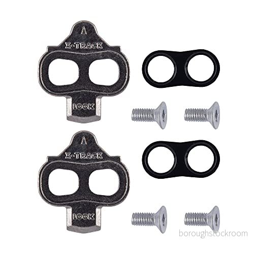 LOOK Cycle Tacchette X TRACK A Sgancio Rapido Unidirezionale Ingombro Ridotto Leggerissime Libertà Angolare 6 per MTB, Gravel o Città 3611720144997
