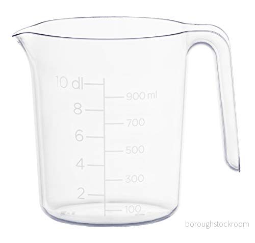 GastroMax™ Måttkanna 1L Enkel bakning och matlagning med tydliga markeringar Hållbar SAN plast Utrymmeseffektiv serie Tål diskmaskin BPA fri Tillverkad i Sverige 7332462059146