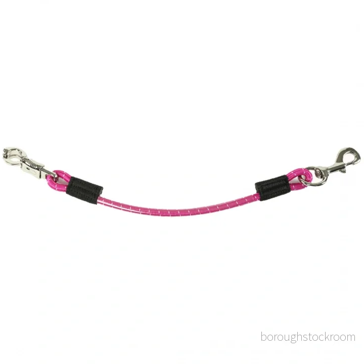 Shires Heavy Duty Bungee släpslips elastisk stötdämpande rosa 5051771447094