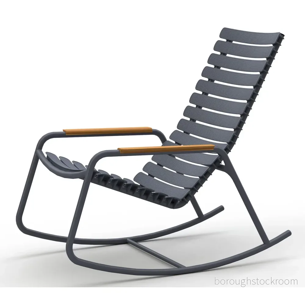 HOUE Reclips Rocking Chair Gungstol Grey L102 x W59 H58 cm 5714098014850