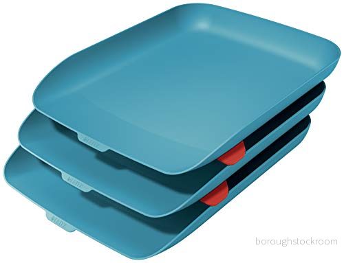 Leitz Cosy Brevfack för A4 (210 x 297 mm), C4 (229 324 mm) lugn blå (paket om 3) 4002432126262
