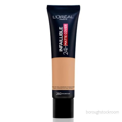 L'Oréal Paris Infaillible 32H Matte Cover Foundation, Storlek: 30 ml, 260 soleil dore/golden sun 3600523784486