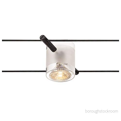 SLV komet för Tenseo QR C51, stål/mässing, GU5,3, 6,5 x 18,5 7,5 cm 4024163174398