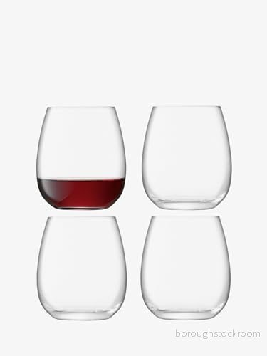 LSA Borough vinmugg 455 ml klar x 4 5012548569029