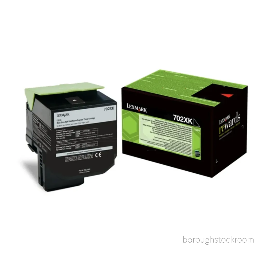 Lexmark 702XK Tonerkassett Svart 734646437042