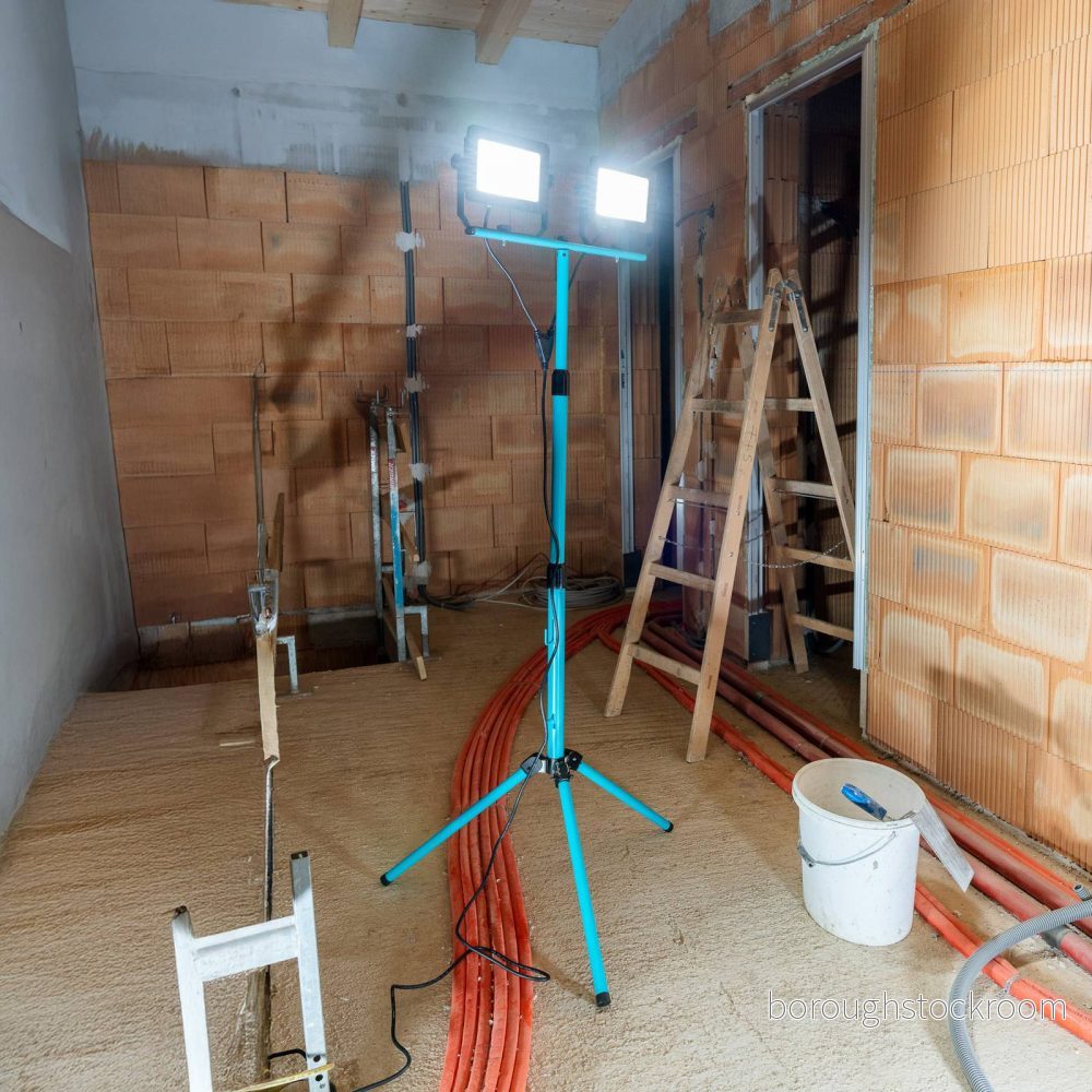 EGLO AVELAR Spotlight on stand 2x50W 2x4500lm 4000K IP65 turquoise 9008606258505