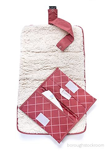 KipKep Napper Combi omlottset Dusty Clay kompakt skötset för resor skötunderlägg och blöjfodral 8718182143379 KipKep Napper Combi omlottset Dusty Clay kompakt skötset för resor skötunderlägg och blöjfodral 8718182143379