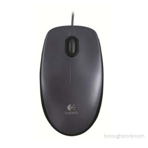 Logitech M90 Mus höger och vänsterhänta optisk kabelansluten USB 5099206021877