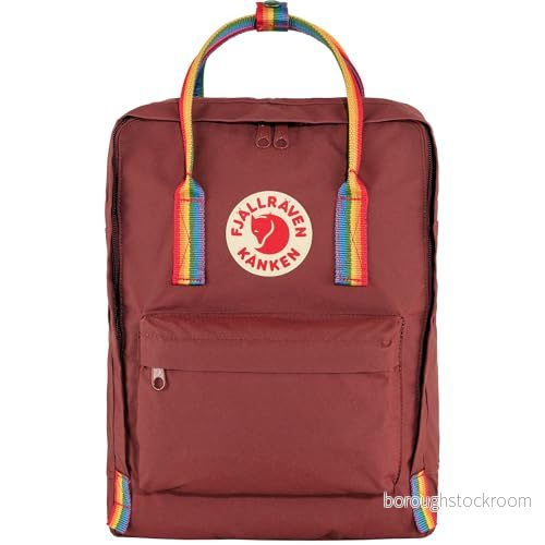 Fjällräven Unisex vuxenryggsäck kanken regnbåge röd NS, Ox rött regnbågsmönster (23620 326 907), Einheitsgröße, Sporter 7323450792459