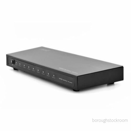 DIGITUS Professional DS 43302 Video/audiosplitter 8 x HDMI skrivbordsmodell 4016032387176