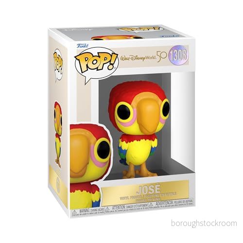 Funko Pop! Disney: WDW 50th Space Mountain Papegoja Jose Disney World 50 årsjubileum vinylfigur, samlarobjekt, presentidé, officiellt licensierad produkt, leksak för barn och 889698657174